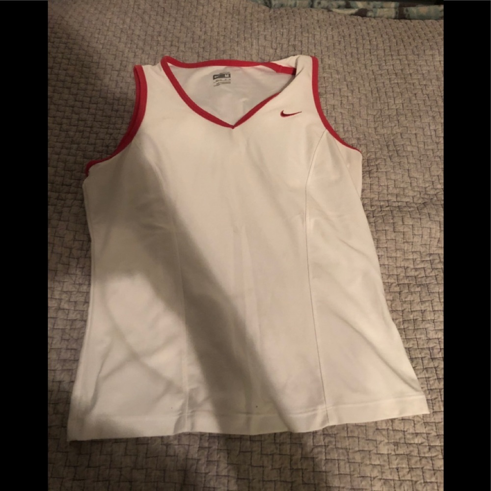 White Nike Workout Shirt